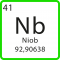 Nb - Niob